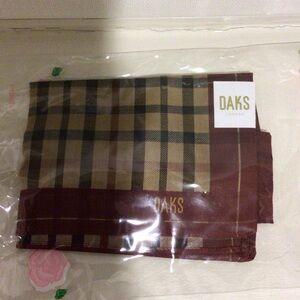 DAKS London Checkered Scarf